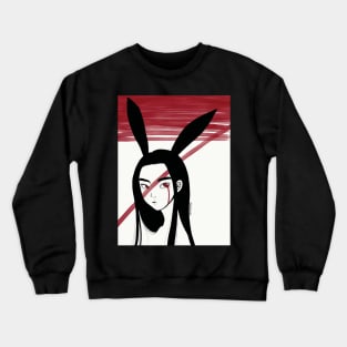 Rabbit Girl Crewneck Sweatshirt